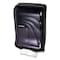 San Jamar Ultrafold Multifold/C-Fold Towel Dispenser, Oceans, 11.75 x 6.25 x 18, Transparent Black Pearl T1790TBK - alternate 3
